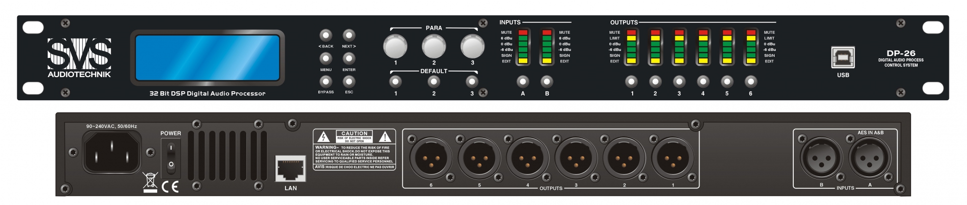 SVS Audiotechnik DP-26 Цифровой процессор: 2 входа 6 выходов в Ачинске