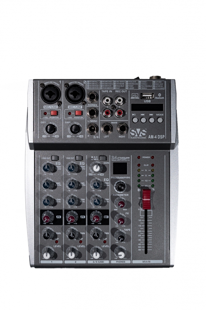SVS Audiotechnik mixers AM-4 DSP Аналоговый микшерный пульт, 4-канала в Ачинске