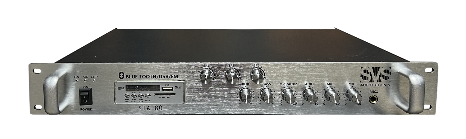 SVS Audiotechnik STA-80 Микшер-усилитель для систем Public Address в Ачинске